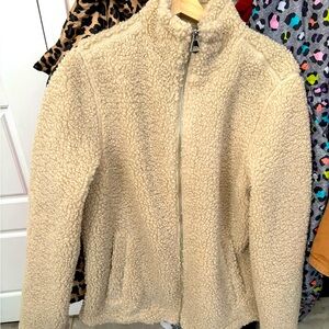 H&M Light beige sherpa jacket